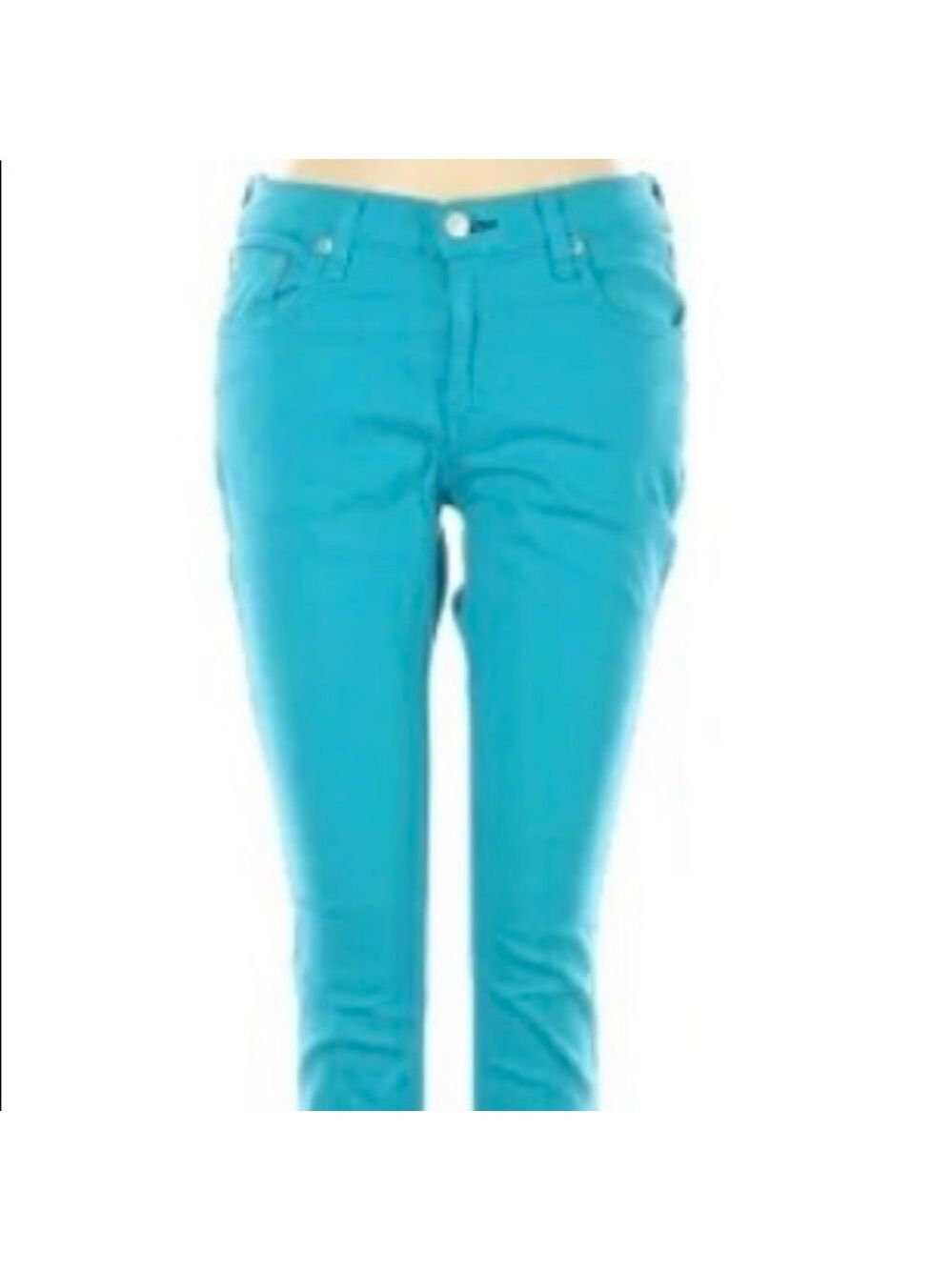 Rag & Bone turquoise jeans skinny